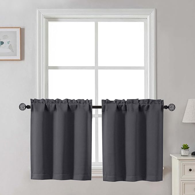 Gwine 24 Inch Long Tier Curtains by Gwine