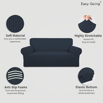 Easy-Going Stretch Oversized Loveseat Slipcover 1-Piece Sofa Cover Furniture - Image 3