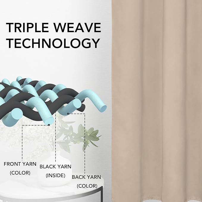 Easy-Going Rod Pocket Blackout Curtains - Image 4