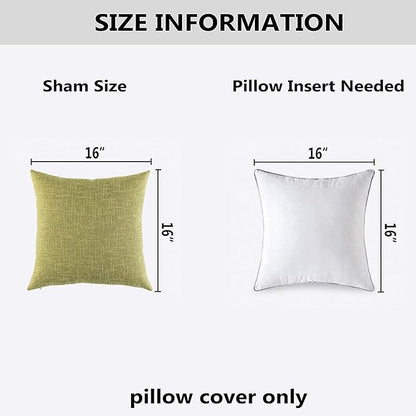 Kevin Textile Pack of 2, Decorative 2 Tone Fresh Linen Pillow Covers Cushion - Image 6