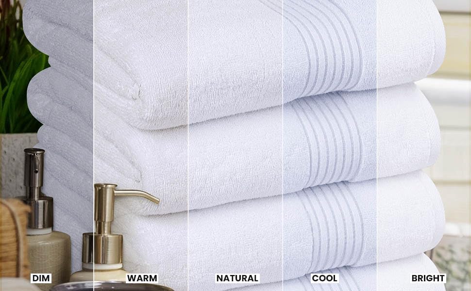 utopia towels luxurious bath towels set, 27x54 in, front angle view