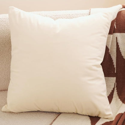 Avigers 18 x 18 Inch Patchwork Pillow Cover, Luxury Chenille Modern Throw - Image 2