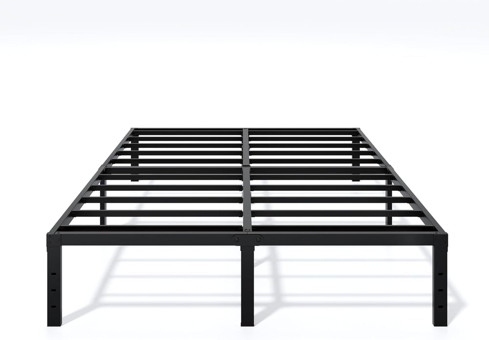 Full Size Bed Frame 14 Inch Metal Platform Bed Frames with Underbed Storage