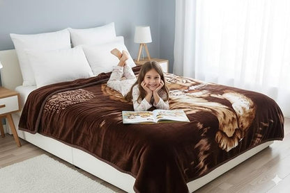 Tiger Animal Print Blanket 5.3 Lbs - Image 3