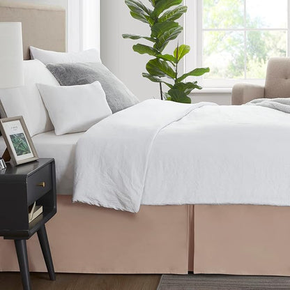 Nestl Taupe Full Bed Skirt - Image 3
