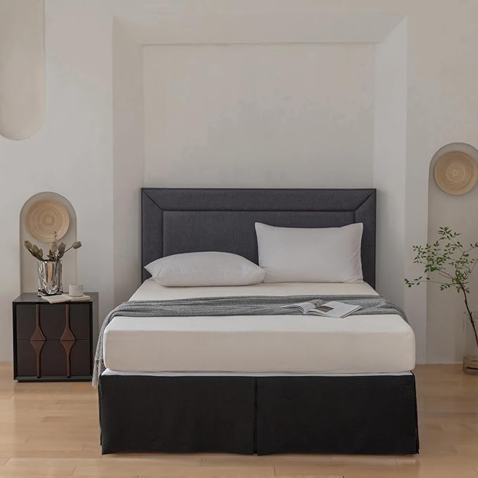 Queen Bed Skirt, Wrap Around Bed Skirt - Image 4