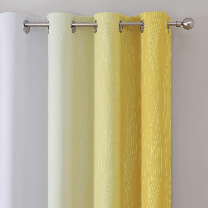 Estelar Textiler Room Darkening Gradient Blackout Curtains 72 Inch Length 2 - Image 4