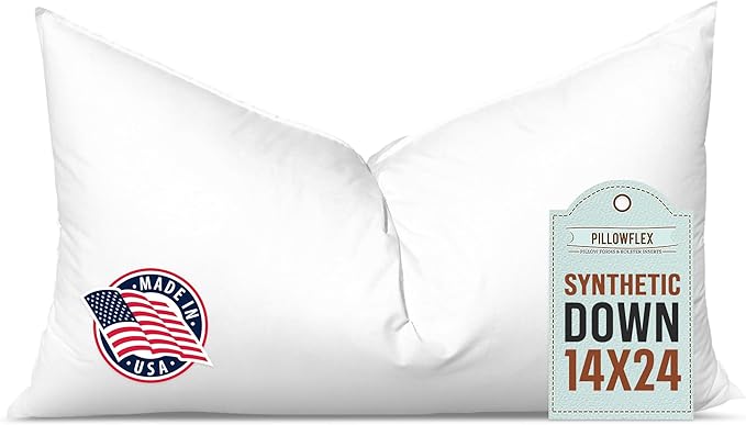 Pillowflex Synthetic Down Pillow Insert by Pillowflex