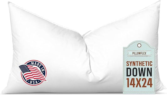 Pillowflex Synthetic Down Pillow Insert by Pillowflex