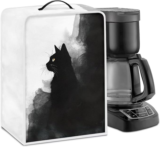 Coffee Maker Cover – Dust Protection Stain Resistant Washable Appliance Cover by PJHEQOXE