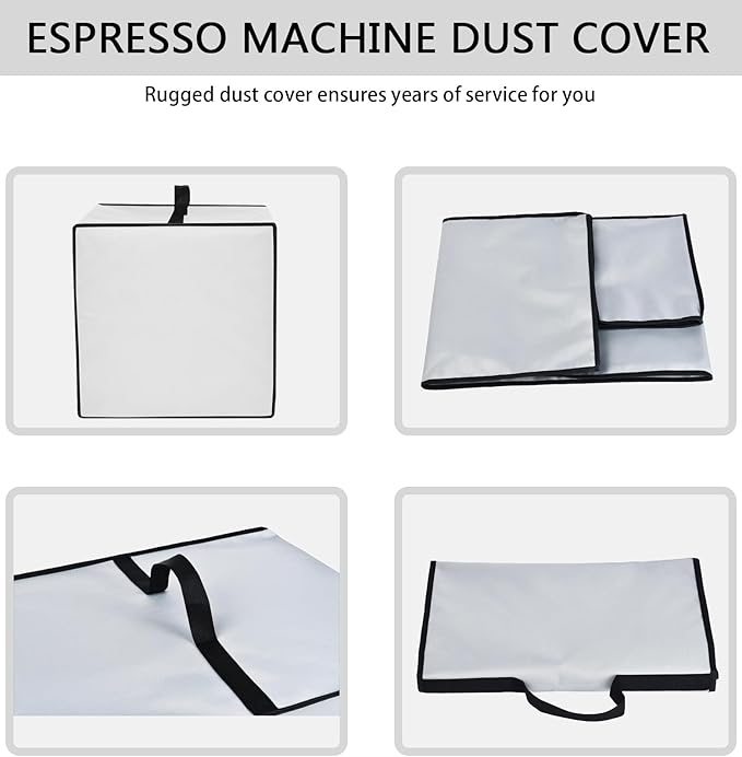 Espresso Machine Cover Heavy Duty Heat Resistant Waterproof Protective Coffee - Image 7