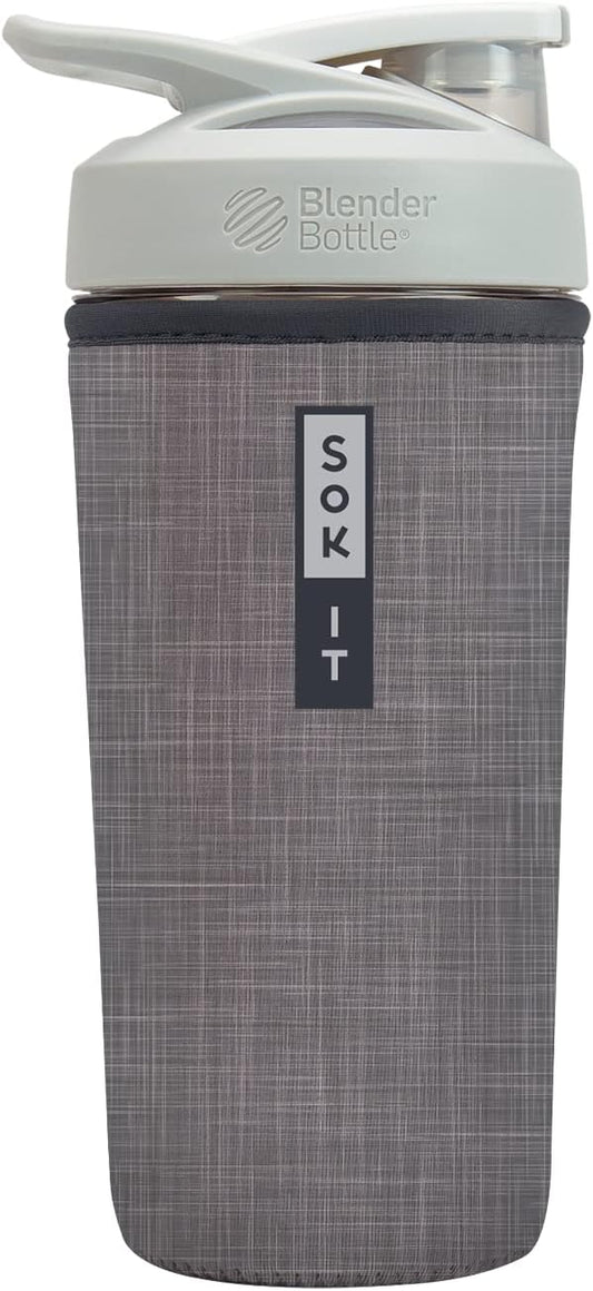 Sok It BotlSok Protein Blender Shaker Bottle Sleeve Insulated Neoprene Cover by SokIt