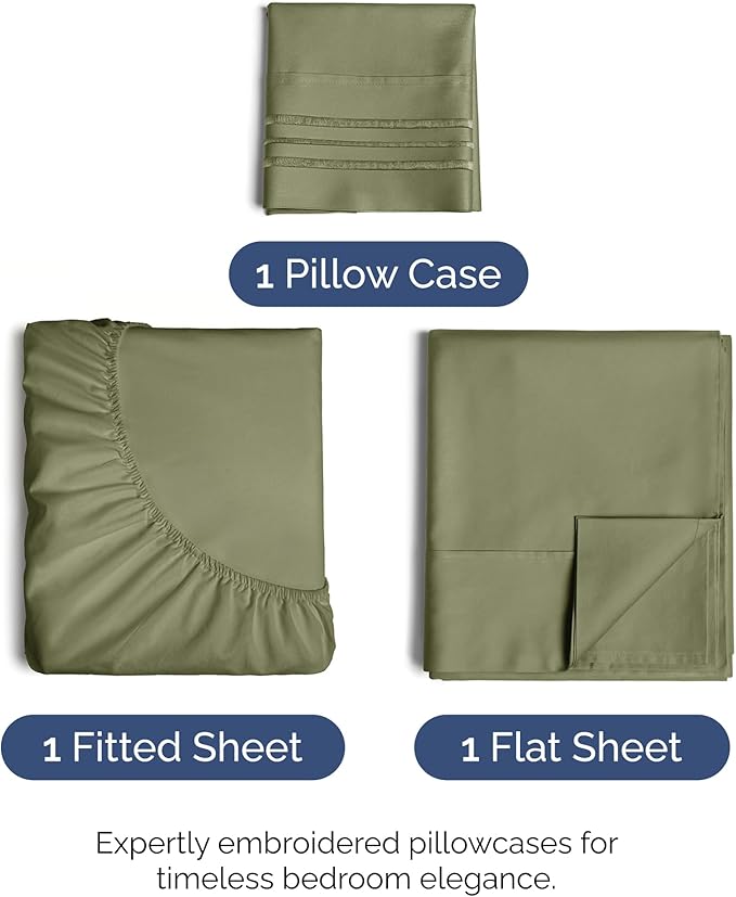 Twin XL Size 3 Piece Sheet Set - Image 2