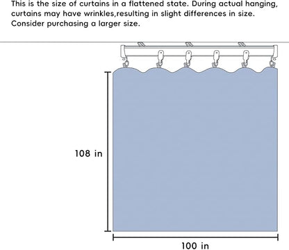 Room Divider Curtains Total Blackout Privacy Curtain Panel Room Thermal - Image 7