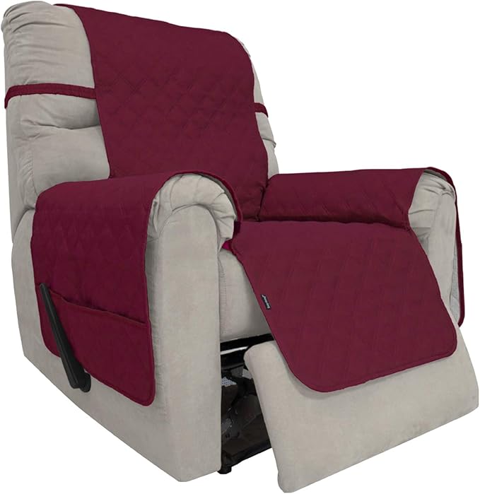 Easy-Going Sofa Slipcover Waterproof Recliner Chair Cover Non-Slip Fabric Couch by Easy-Going