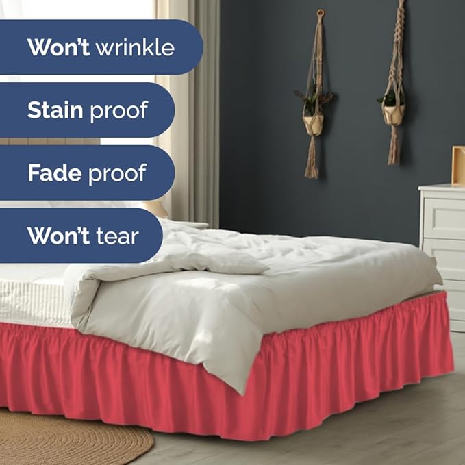 Wrap Around Dust Ruffle Bed Skirt - Image 5
