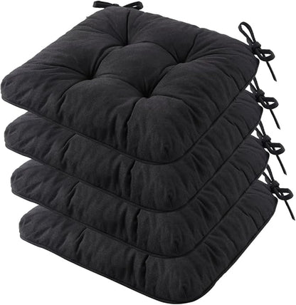 Chair Cushions for Dining Chairs, Tufted Foam Kitchen Chair, Non-Slip Seat by Unknown