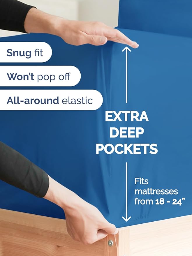 Extra Deep Cal King Sheet Set - Image 3