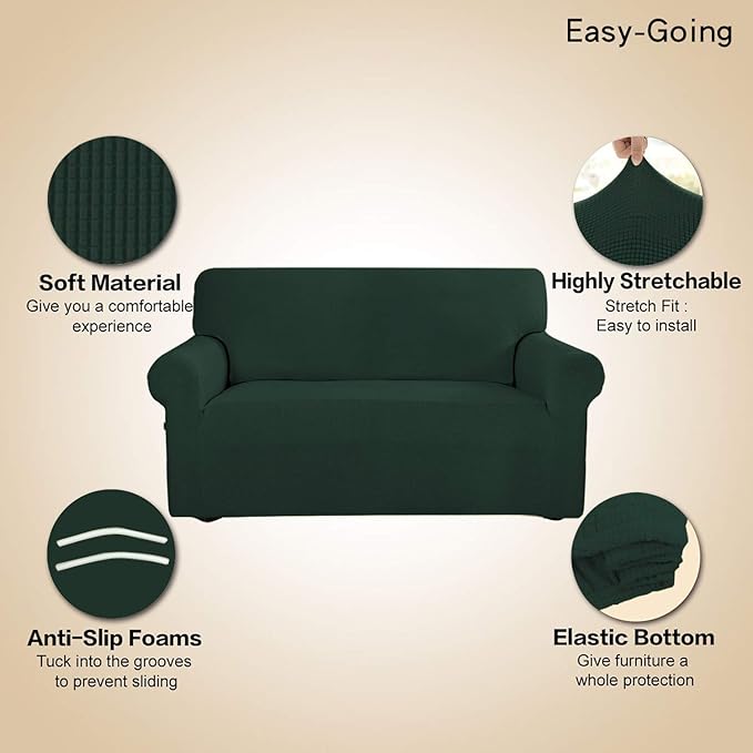 Easy-Going Stretch Sofa Slipcover 1-Piece Sofa Cover Furniture Protector Couch - Image 3