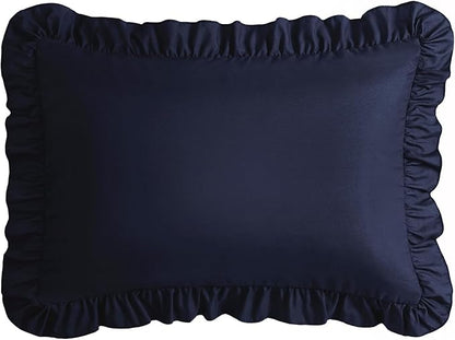 KKJIAF Ruffle Body Pillow Cases Set of 1, Ruffled Pillow Covers - Image 7
