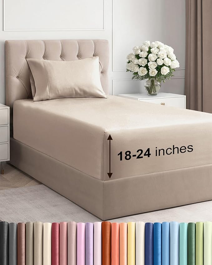 Extra Deep Pocket Twin XL Sheets by CGKUnlimited