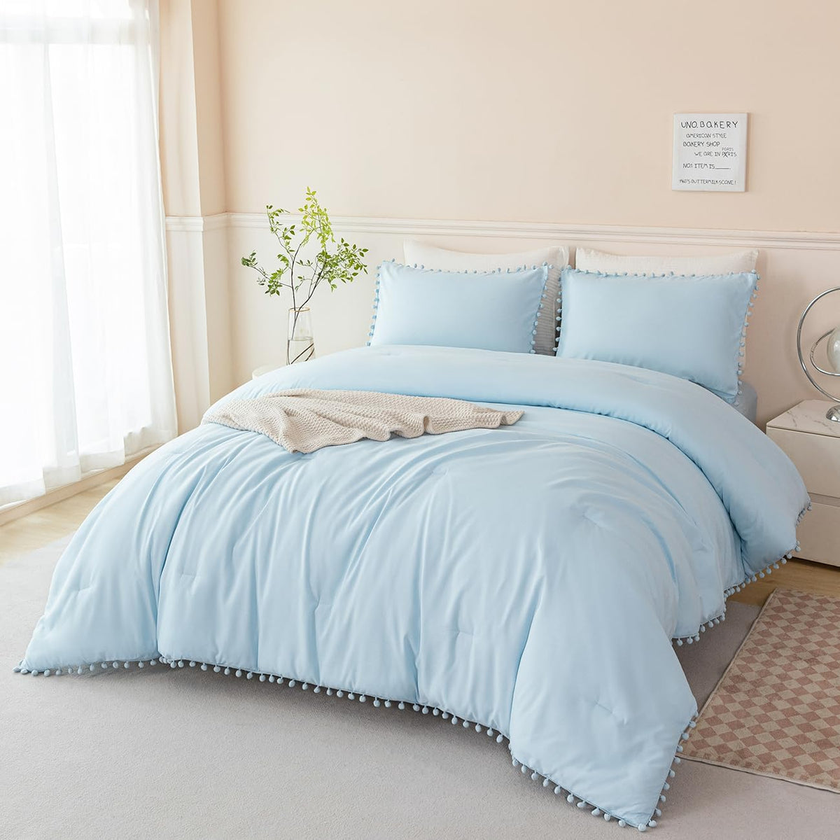 perfemet 5 piece full bed in a bag shown in use