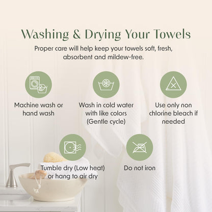 springtree home 100% cotton bath towel set |, view 9
