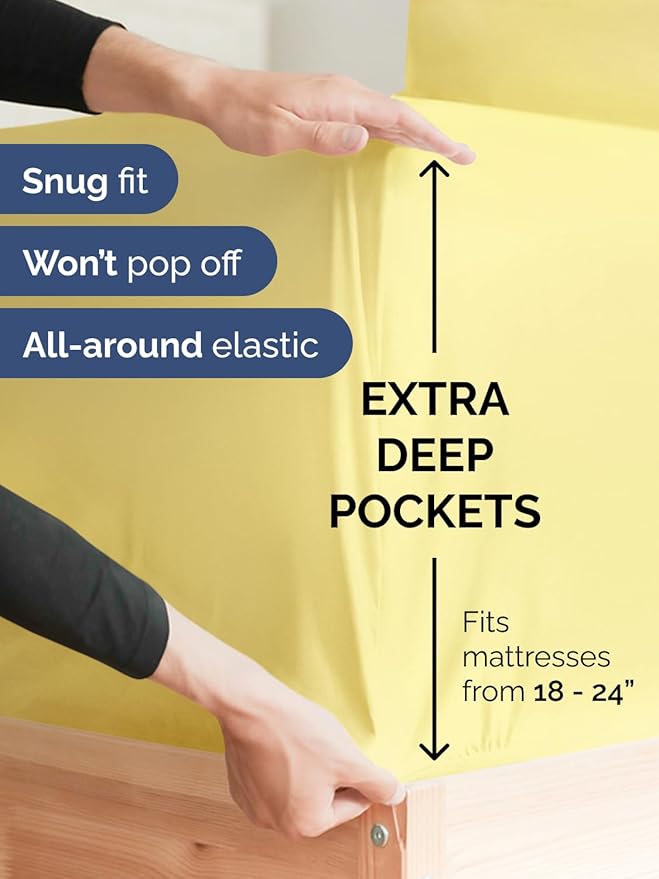 Extra Deep King Fitted Sheet - Image 2