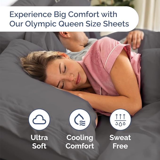 Olympic Queen Sheet Set 66x80 - Image 4