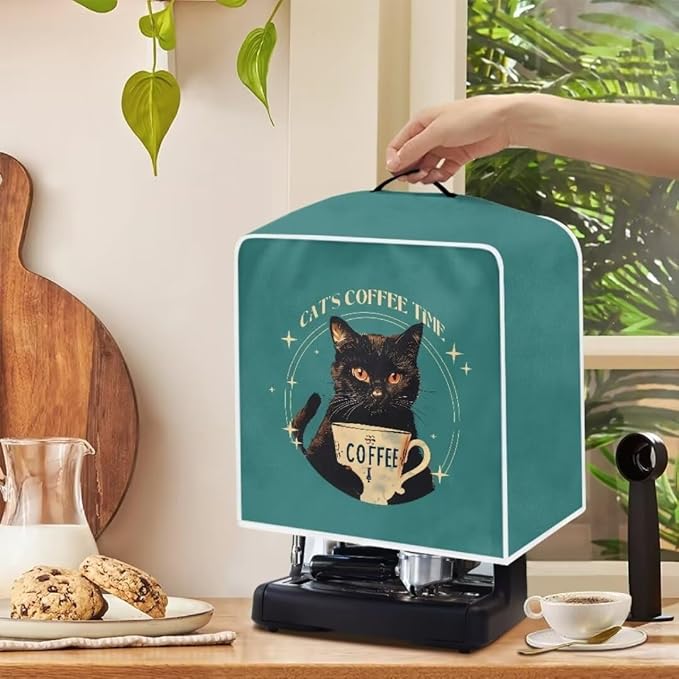 Mumeson Cat Coffee Cup Coffee Maker Cover, Stain Dust Resistant Supplies Home - Image 4
