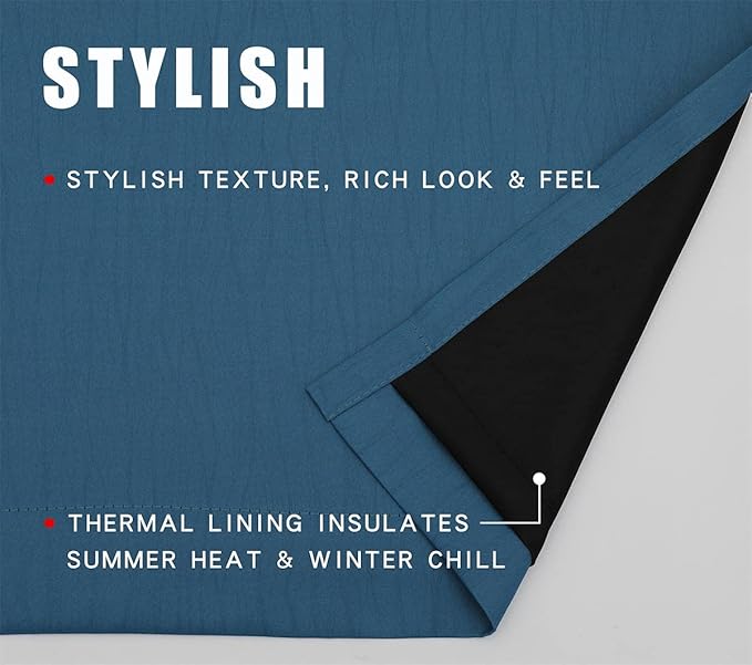 G2000 100% Blackout Curtains for Bedroom & Living Room - Image 4