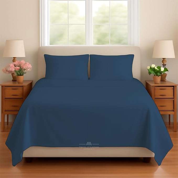 Sleeper Sofa 4 Piece Bed Sheet Set Premium Quality 100% Cotton 500 Thread Count by Yarns+of+Cotton