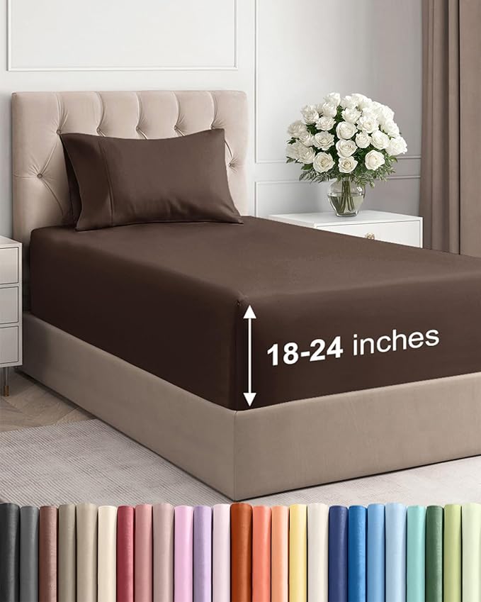 Extra Deep Pocket Twin XL Sheets by CGKUnlimited