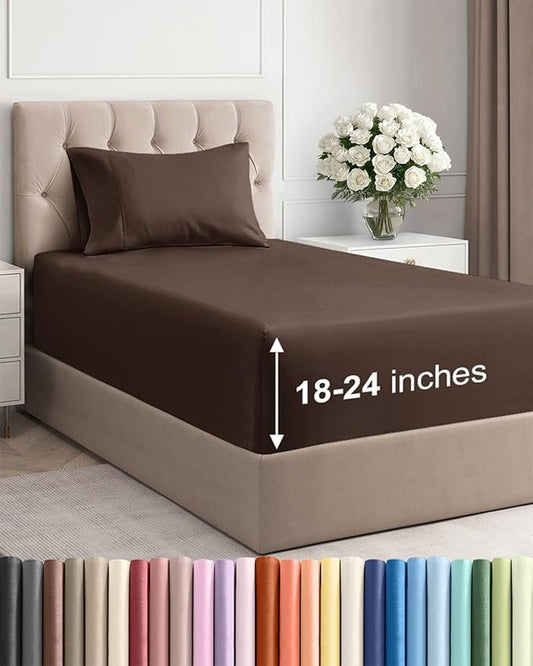 Extra Deep Pocket Twin XL Sheets by CGKUnlimited