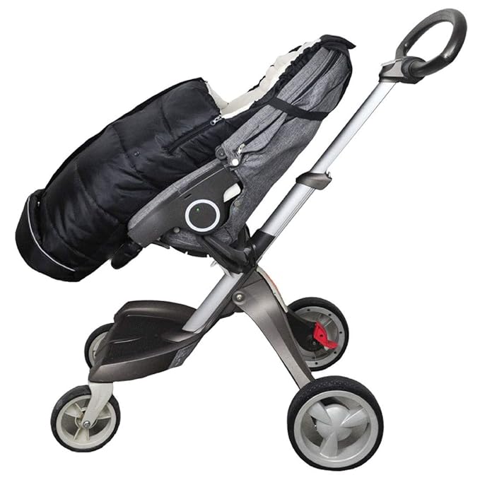 German Designed Universal Stroller Footmuff, 5 Way Zippers Style - Image 7