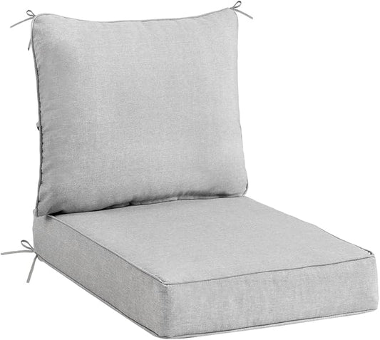 Sundale Outdoor Olefin Deep Seat Cushion, Patio Chair Cushion and Pillow by SundaleOutdoor