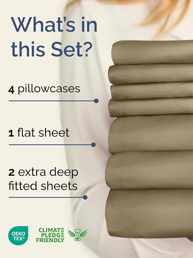 Extra Deep Split King Sheet Set - Image 2