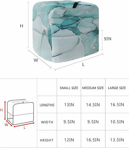 Turquoise Marble Stand Mixer Dust Cover - Image 6