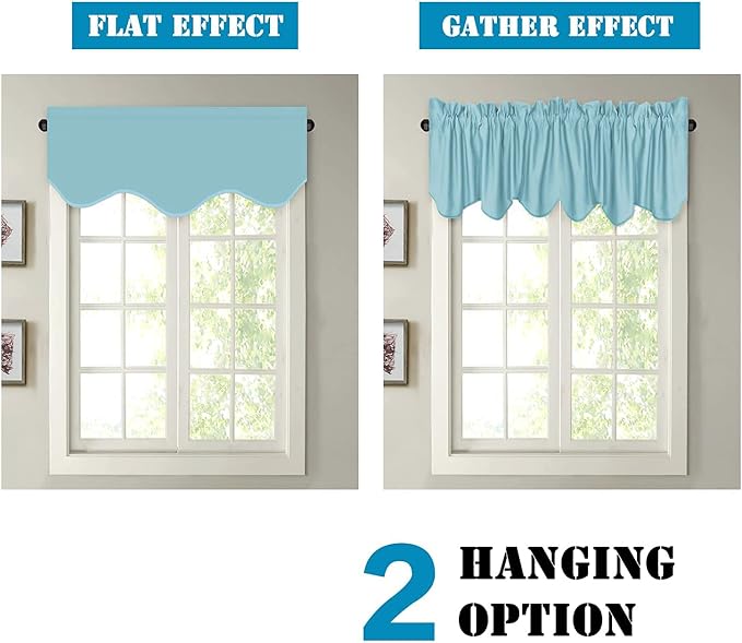 H.VERSAILTEX 2 Panels Blackout Curtain Valances - Image 6