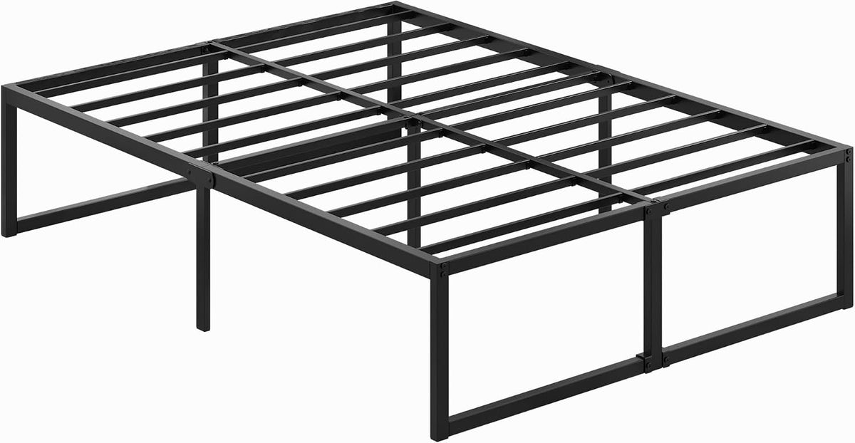 lutown-teen queen bed frame 18 inch with heavy on a desk or shelf