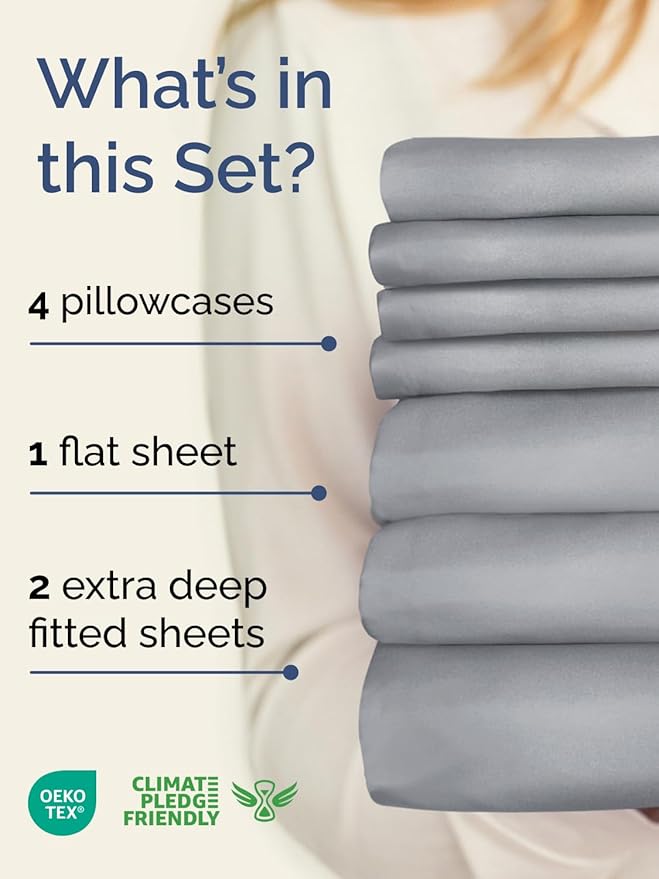 Extra Deep Split King Sheet Set - Image 2