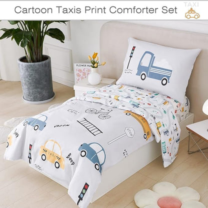 PERFEMET 4 Pcs Toddler Bedding Set - Image 2