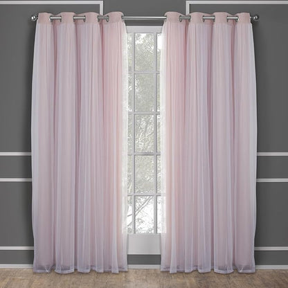 TOWN & COUNTRY LUXE Talia Double Layer Indoor Curtains, Sheer and Room - Image 3