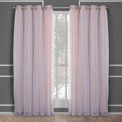 TOWN & COUNTRY LUXE Talia Double Layer Indoor Curtains, Sheer and Room - Image 3