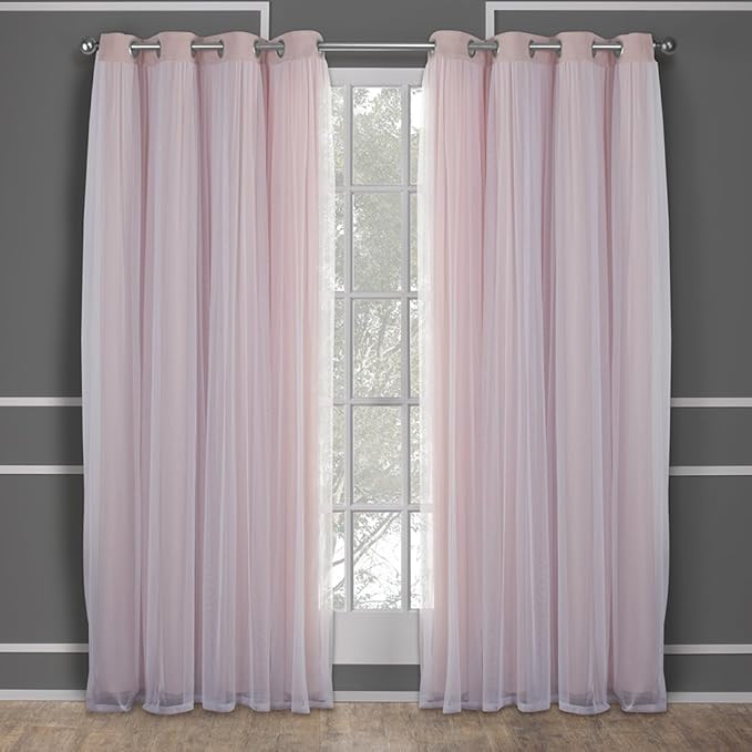 TOWN & COUNTRY LUXE Talia Double Layer Indoor Curtains, Sheer and Room - Image 3