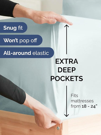 Extra Deep Pocket Twin XL Sheets - Image 3