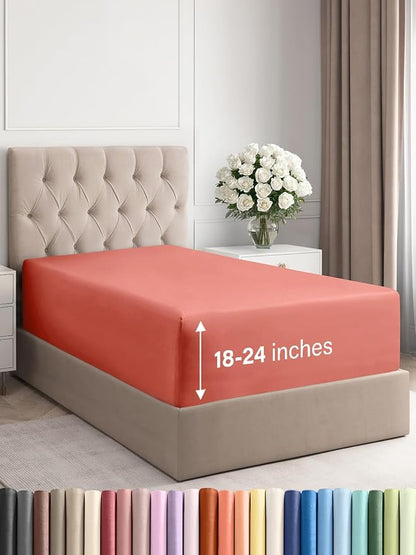 Extra Deep Twin XL Fitted Sheet by CGKUnlimited