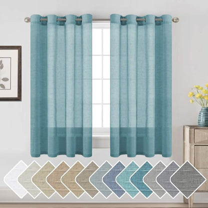 Window Treatments Linen Curtain Panels Open Weave by HVERSAILTEX