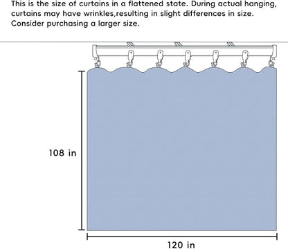 Room Divider Curtains Total Blackout Privacy Curtain Panel Room Thermal - Image 7