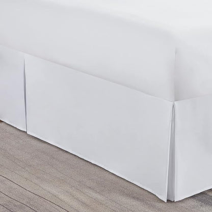 Nestl White Bed Skirt King Size - Image 8